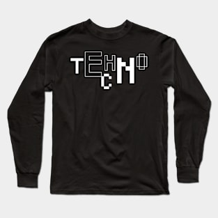 techno logo Long Sleeve T-Shirt